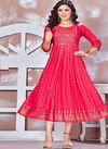 Golden Be Rich 2 Printed Rayon Anarkali Kurtis Catalog
